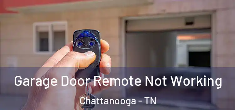  Garage Door Remote Not Working Chattanooga - TN